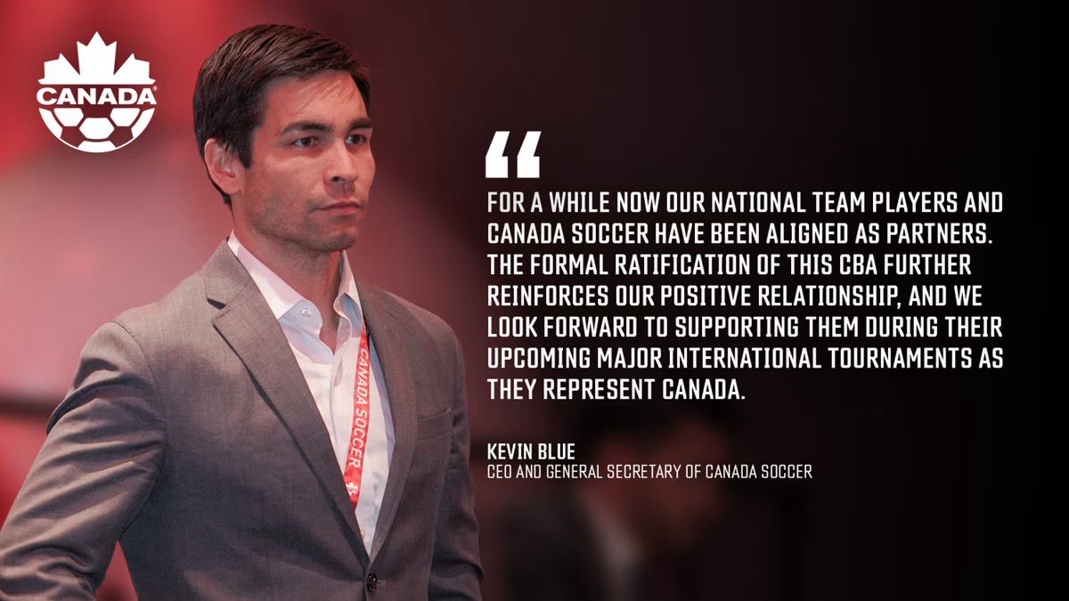 専用　Players Association Canada Soccer and National Team Players Associations Ratify