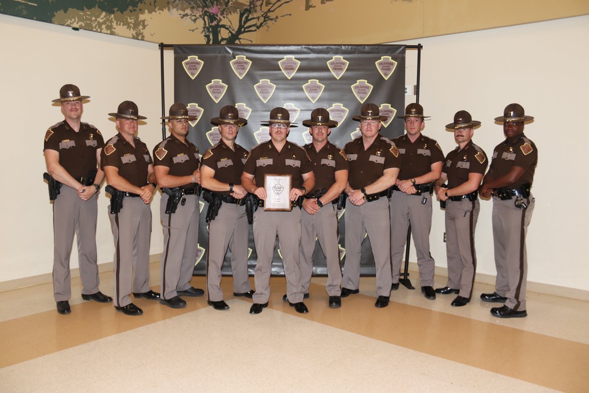 OHPDPS's tweet photo. Today, DPS/OHP held our annual awards luncheon where we honor troopers and civilians who went above and beyond in 2025. Troop E (Durant) won the Unit Citation for 2025 for having the most impaired driving arrests. https://t.co/oM0jxme6KH