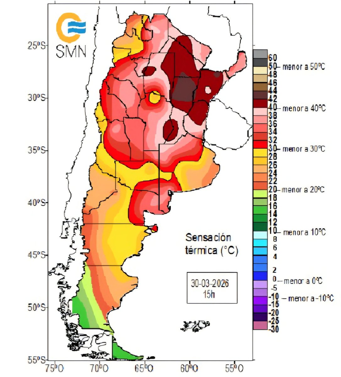 SMN Argentina tweet media