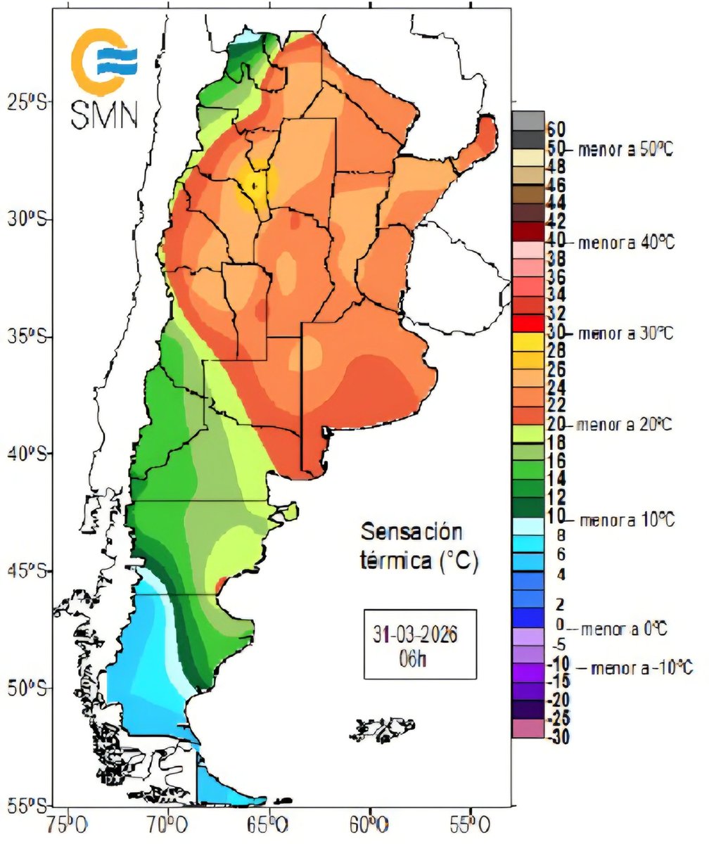 SMN Argentina tweet media