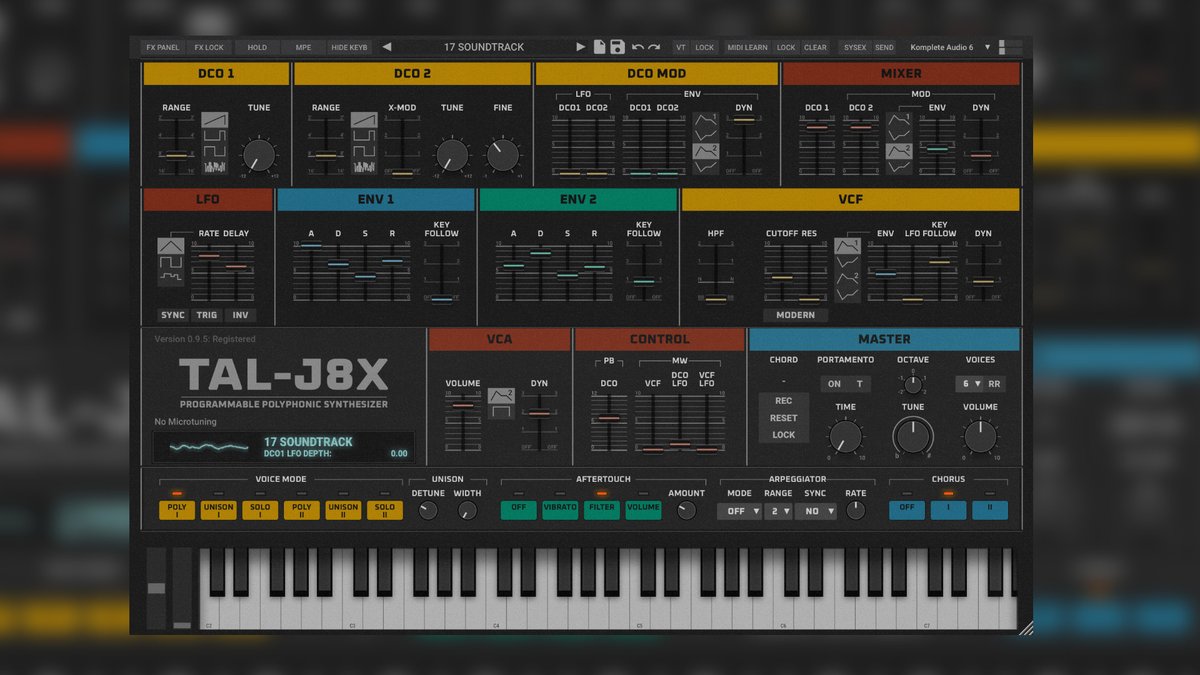 synthanatomy's tweet image. TAL-J8X: an emulation of the Roland JX-8P polyphonic analog Synthesizer
synthanatomy.com/2026/03/tal-j8…
#synthesizer #synth #synthesizers #rolandjx8p #vstplugin #plugin #synthanatomy