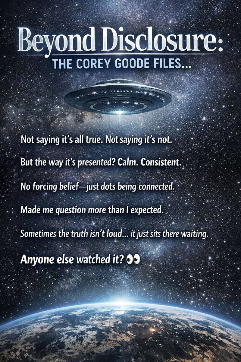 vishnu6160's tweet photo. @CoreyGoode @david_wilcock
#ufo #ufology #alien #extraterrestrial #awakening #timetoawaken #Consciousness #SpiritualWisdom #uap #disclosure #ET https://t.co/qfUyw7gEzz