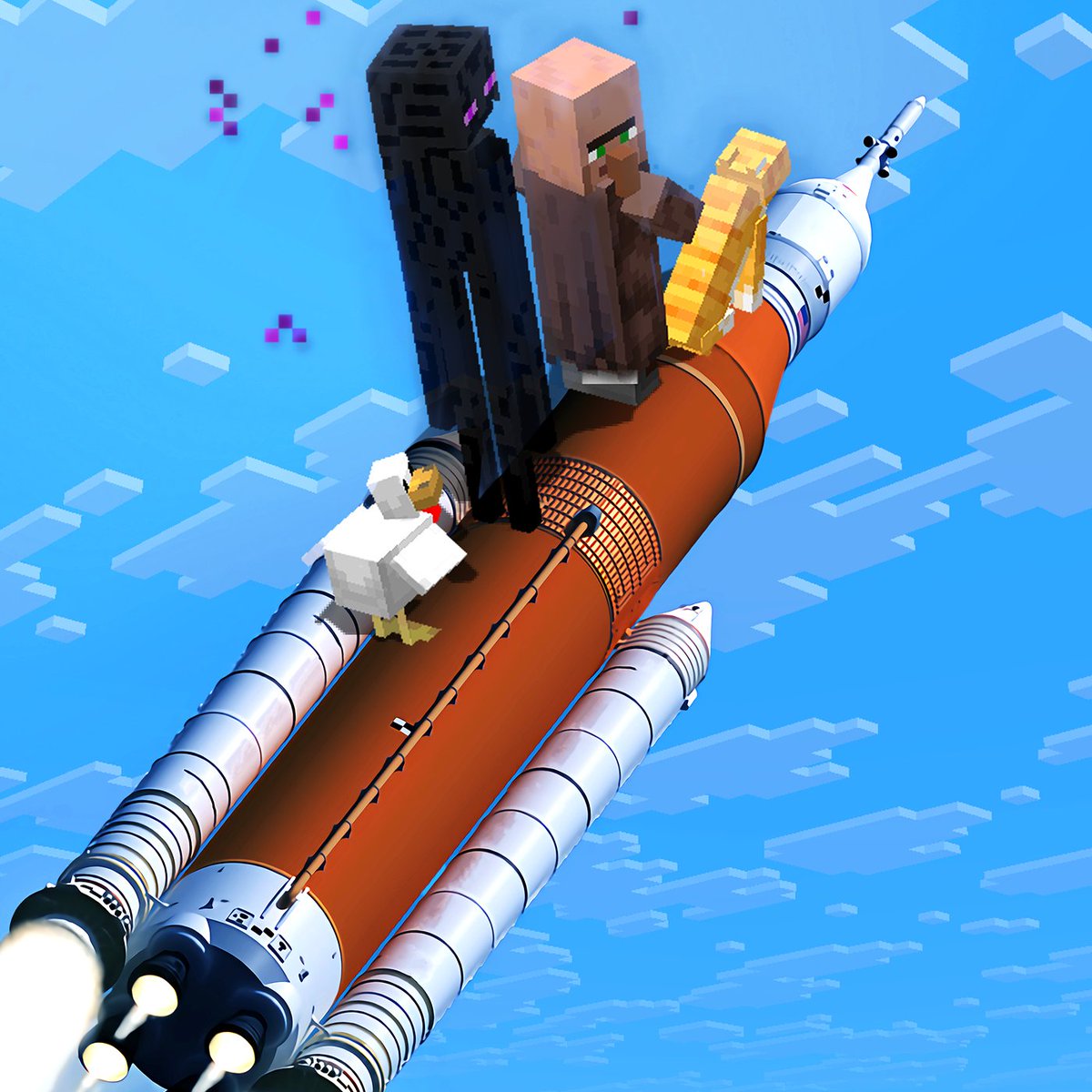 Minecraft tweet media