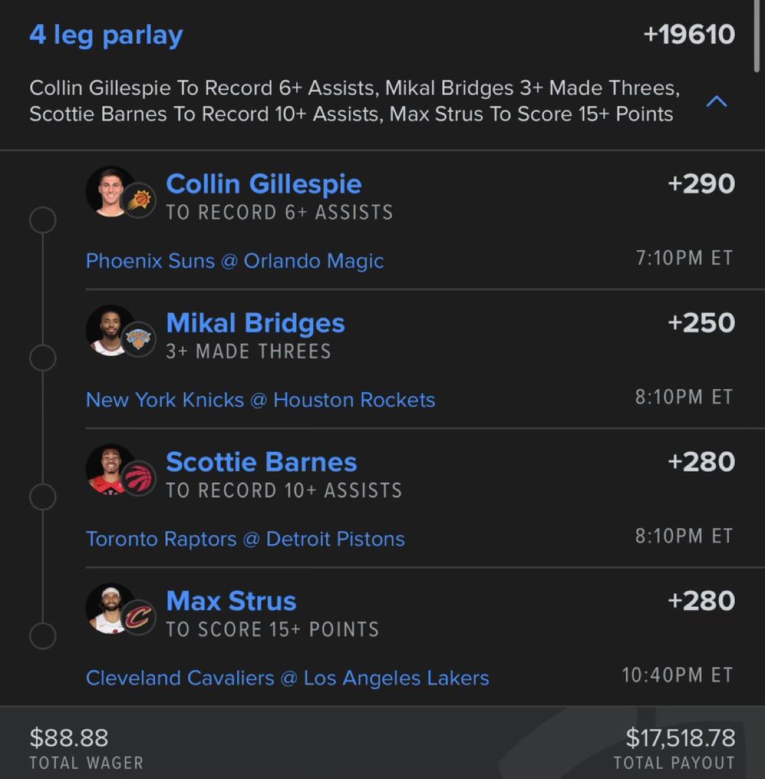 LEGIT PICKS💫⚾🏈🏀 tweet media