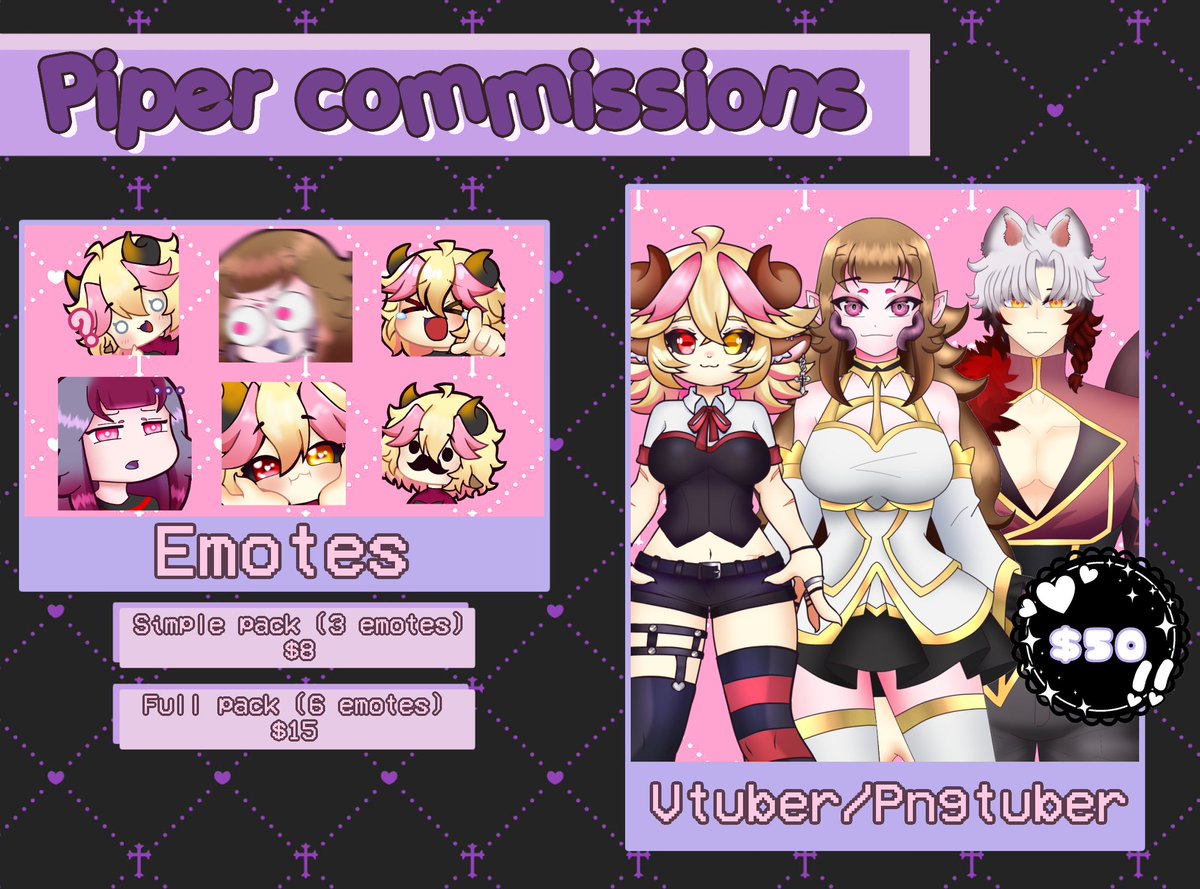 DeiraPiper's tweet photo. vengo a avisar que ya abrí comisiones✨

si te gusta mi arte y quieres algo tuyo, ya puedes pedirme, apoyaría mucho a mi trabajo con esta oportunidad 💖
cualquier duda o petición los mensajes están abiertos

#ComisionesAbiertas #OpenCommissions #DigitalArt #ArtistOnTwitter https://t.co/QQbOHuMgFw