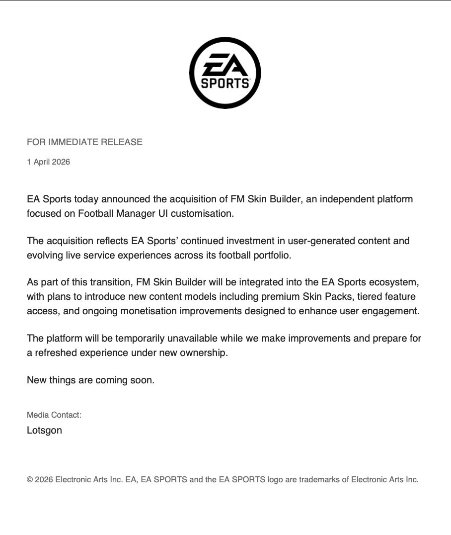 FM Skin Builder tweet media