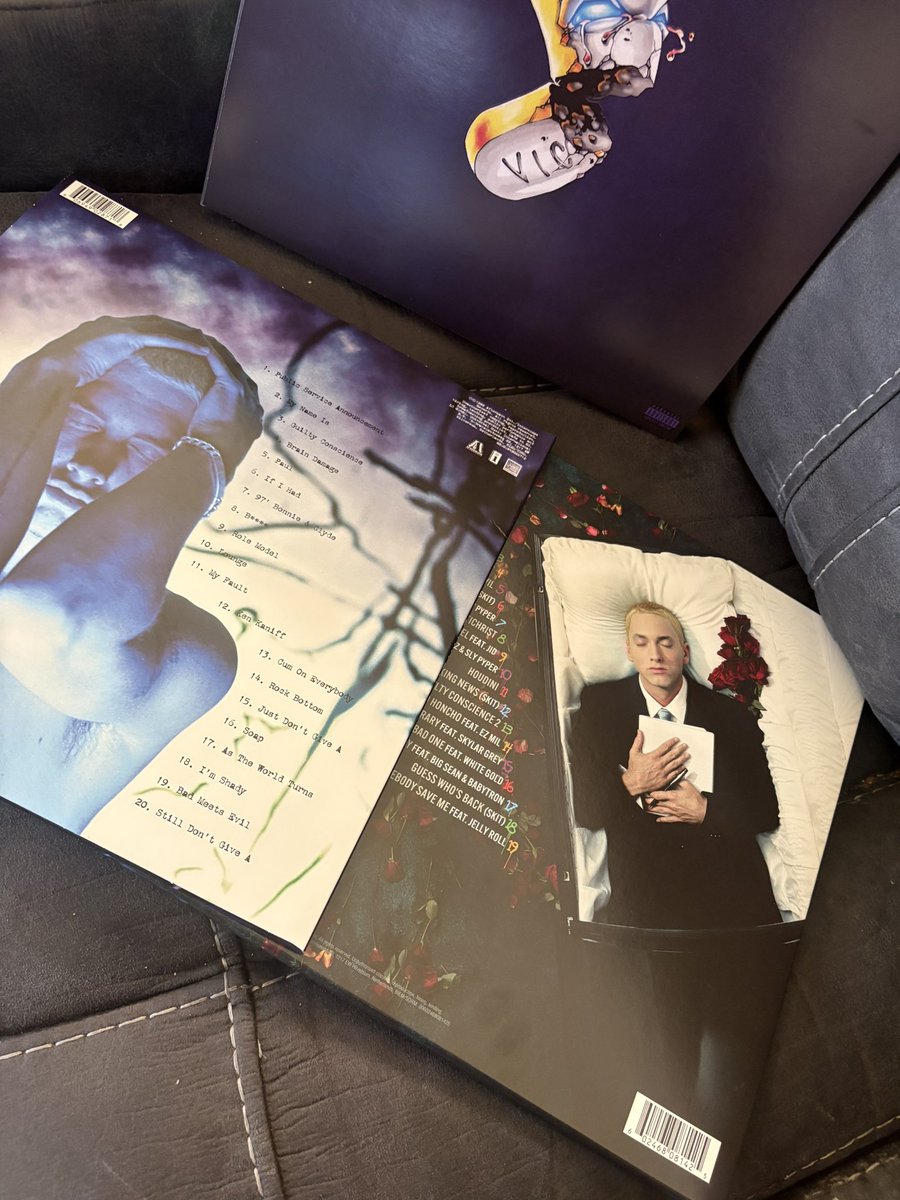 iamprincessp__'s tweet photo. @Eminem I got mine a while back would love to meet you and get an autograph on these!! ❤️ https://t.co/7Qp99MeNVU