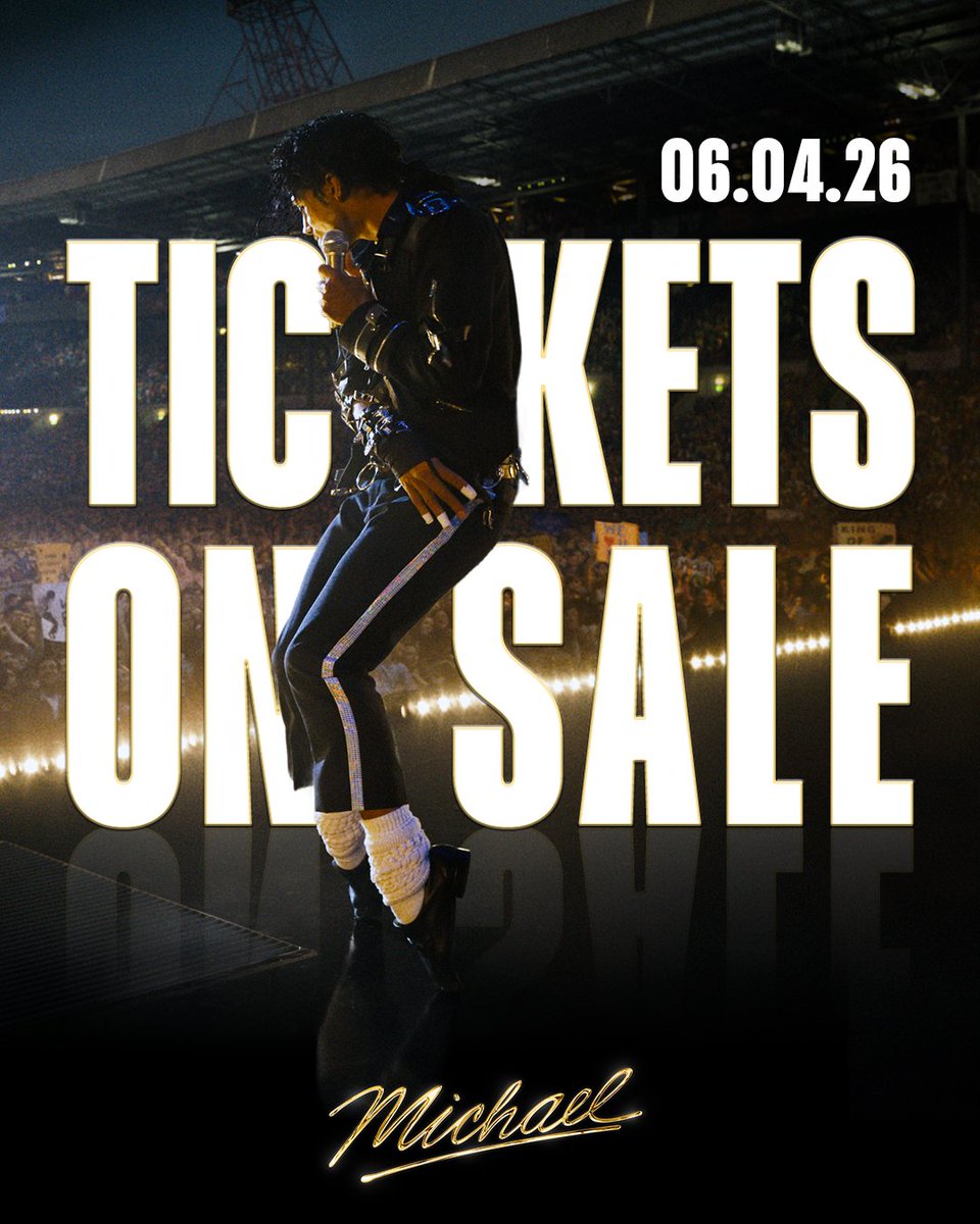 ODEONCinemas's tweet image. Get ready to relive the magic.
🎤 Michael tickets drop this Monday at ODEON. Don’t miss your chance to see it on the big screen 🤩