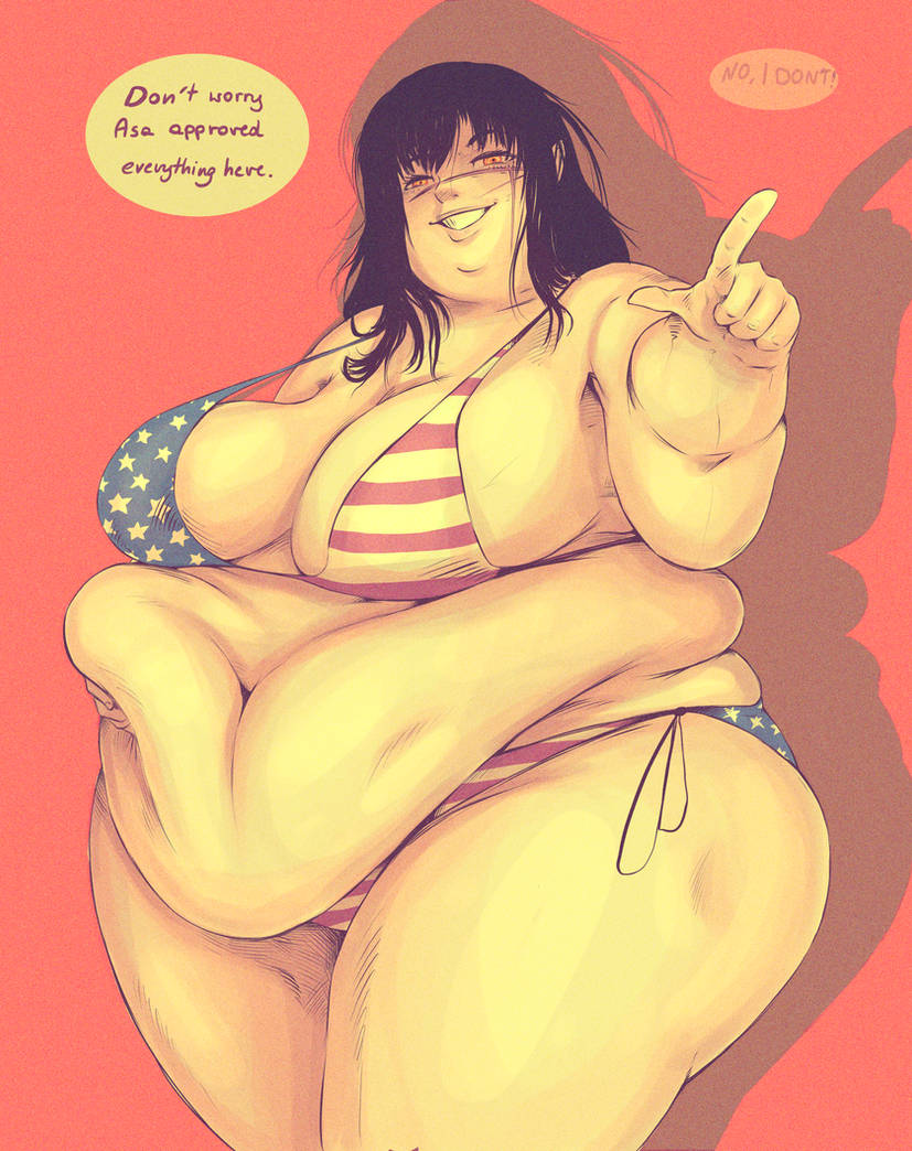 WIDER_GALAXY's tweet photo. The War Devil ? No no, you got it wrong- the OBESITY devil!
"...i thought your powers grew stronger the more people feared war?" Asa exclaimed, in the back of their mind.
"America, Asa. I'm THRIVING because of them!
"You better lay off burgers, you're ruining our figure...!" https://t.co/FznOJQlWXP