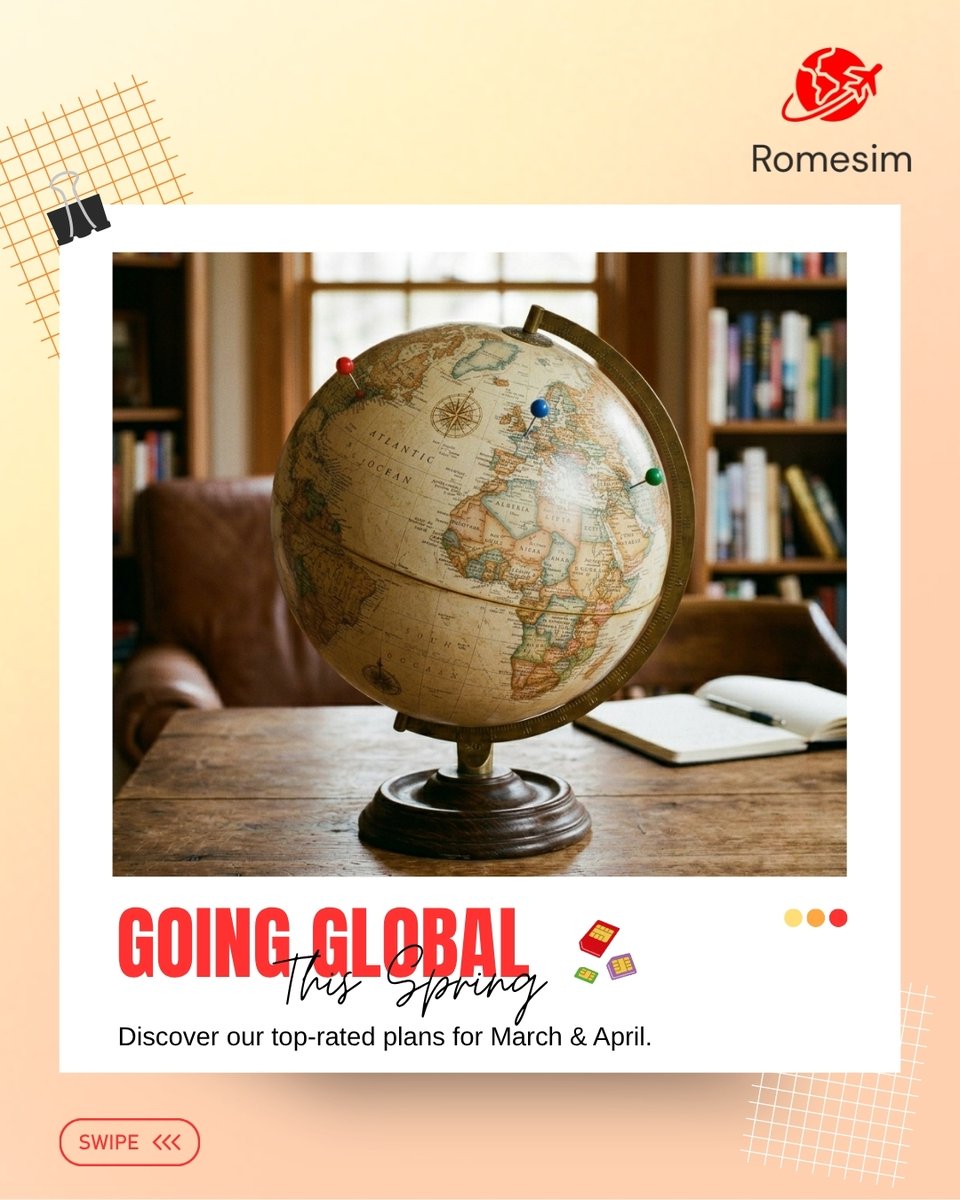 Romesim_World's tweet image. Explore freely. ROMESIM keeps you online everywhere. Whether it’s a single city or a global tour, we’ve got you covered in 150+ countries.

Explore all Regional Plans at romesim.com!

#ROMESIM #EuropeTravel #AsiaTrip #Wanderlust #GlobalConnectivity