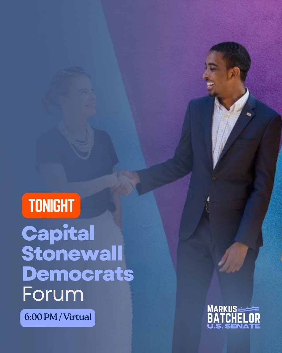 BatchelorforDC's tweet photo. Tonight at 6pm, I’m joining @stonewalldems51 to talk about how our fight to #FreeDC will include ALL of us! 

Tune in: https://t.co/znOzX0EsWs https://t.co/kY7dtuk1iE