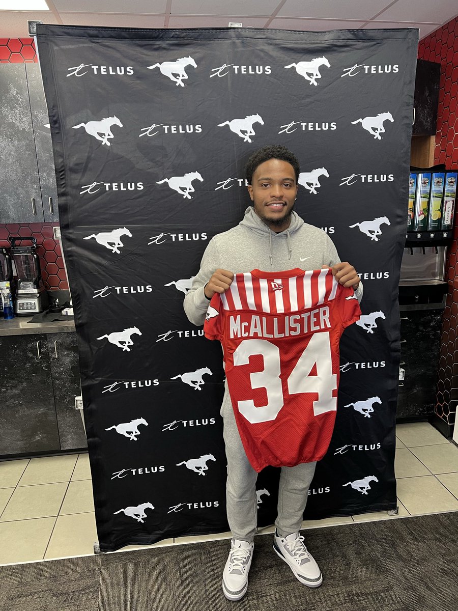 maxcampbellcgy's tweet image. Dynamic returner Tyreik McAllister is back in the @CFL having just been introduced as the newest member of the @calstampeders

#TogetherWeRide