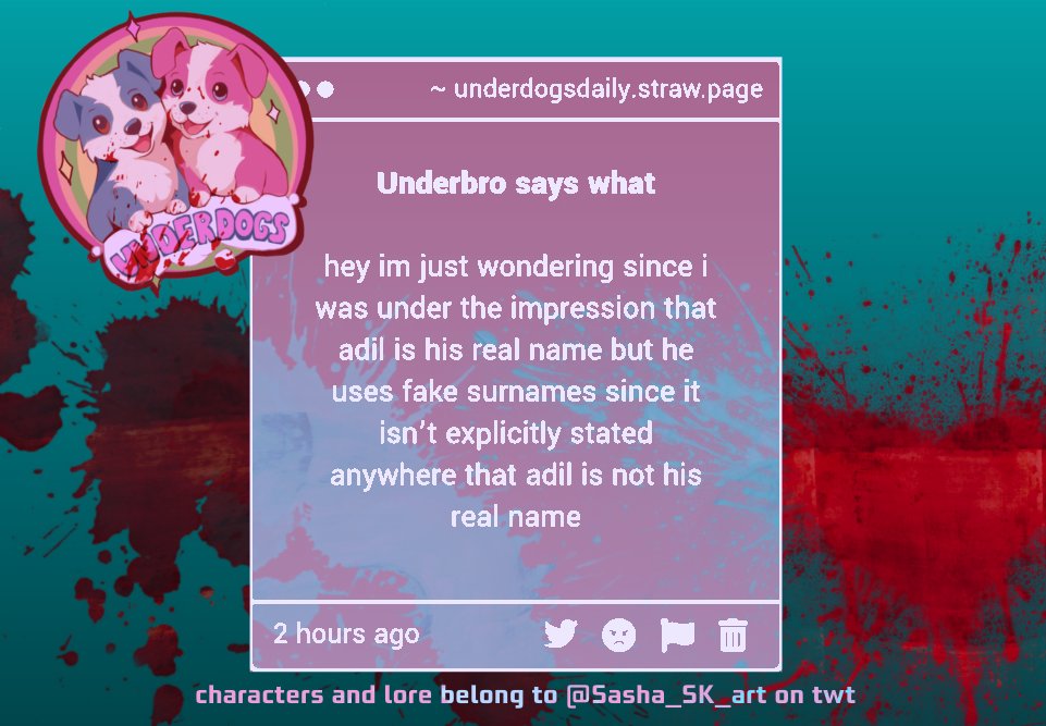 Daily Underdogs Lore! tweet media