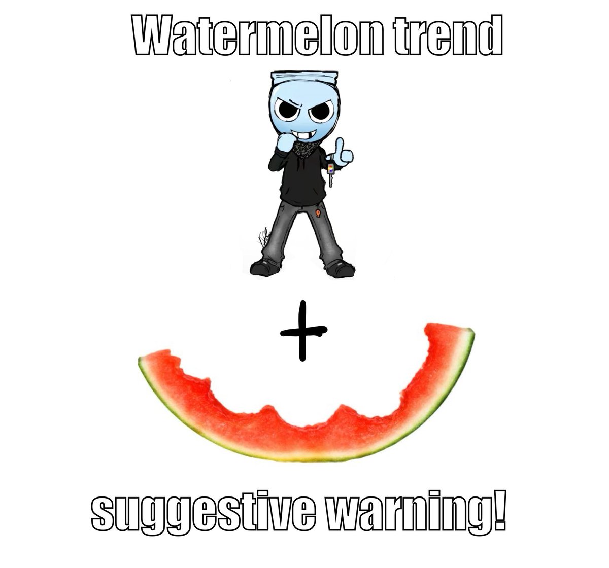 mrowmorin's tweet photo. That one watermelon trend #dandysblock https://t.co/ZHf12kMKra