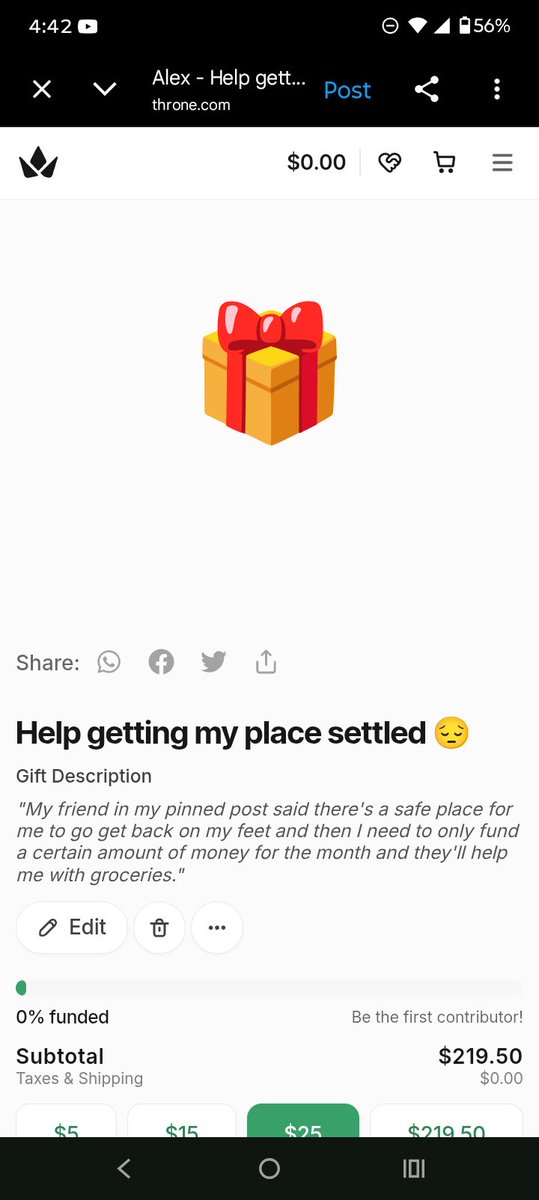 I am currently crying on the walkway looking like a fool, a kind soul <a href="/Coley_18_/">Coley</a> has donated enough so I can be in a hotel for 2 days, after that I am on the streets with my fur baby. Please don't feel obligated to donate just repost, <a href="/DonnnySins/">Donny</a> any traction for reposting :')