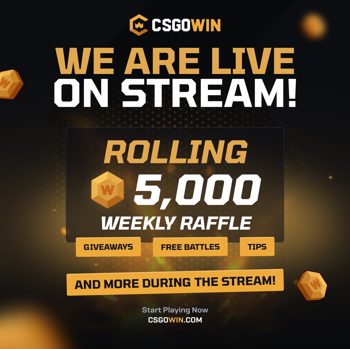 CSGOWin.com tweet media
