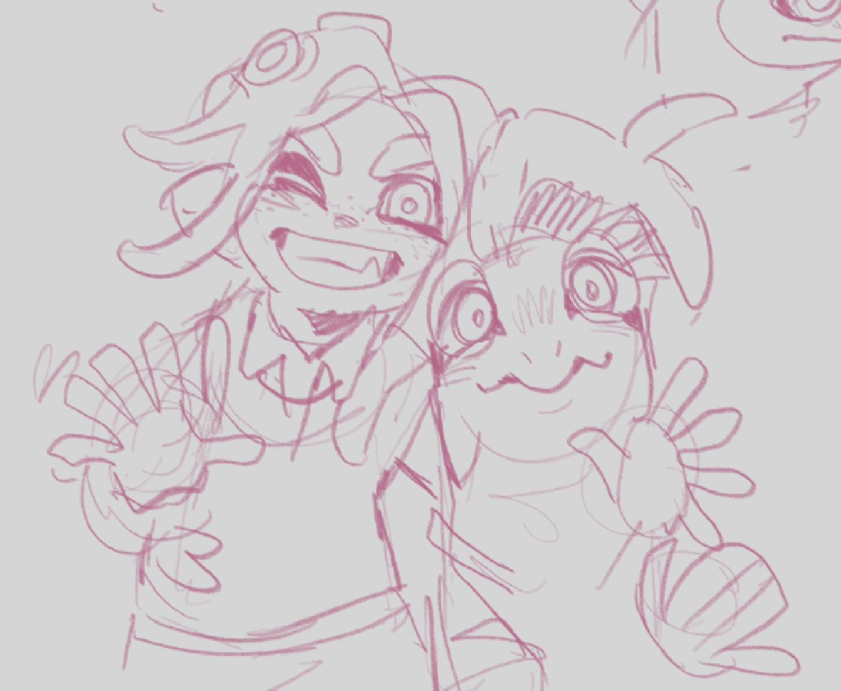The siblings… sniffle