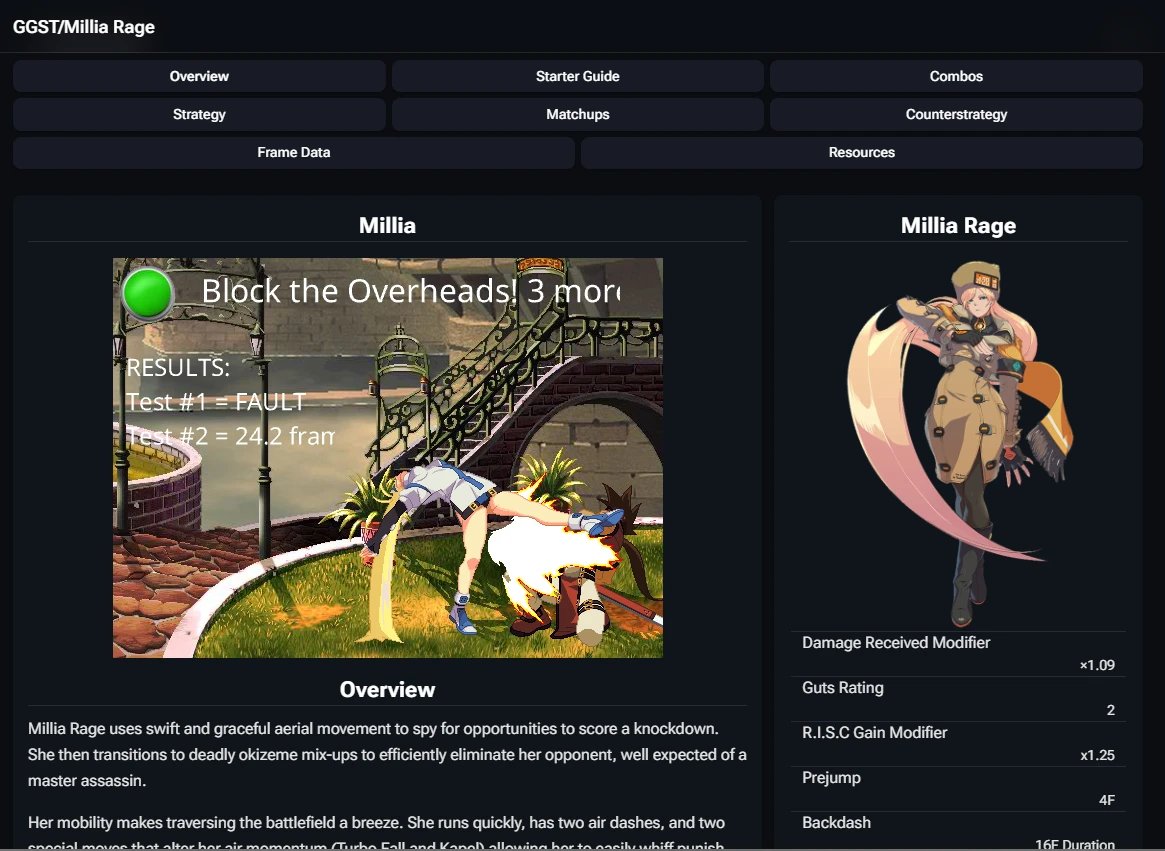 Dustloop tweet media