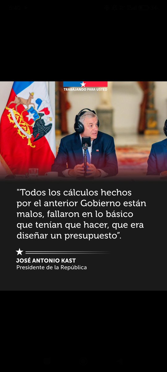 La semana pasada la frase coloquial que les causó tantos problemas fue "El estado en Quiebra"
Hoy, Kast dice "que todas las cifras son erradas".
"Derechito en caída libre" diría mi taita