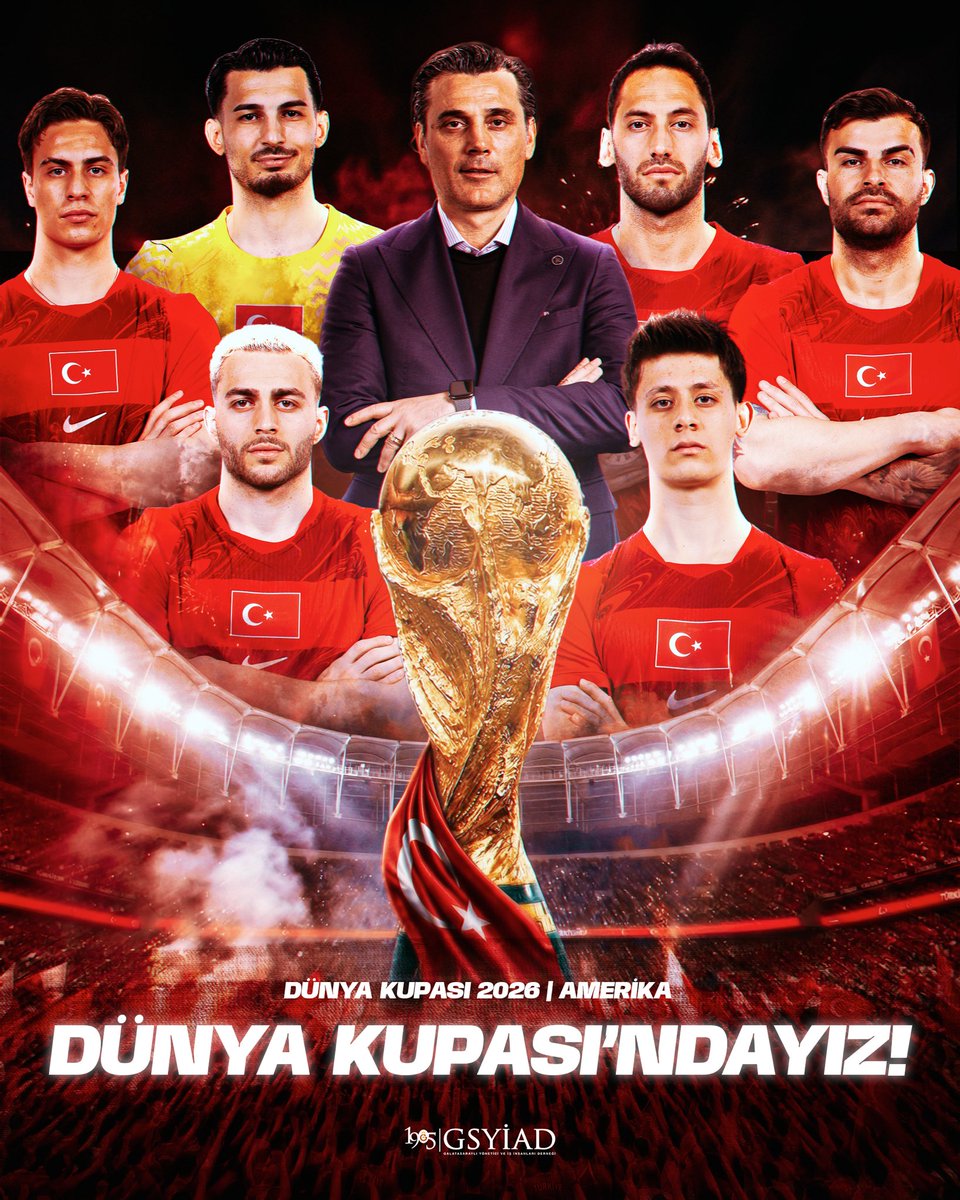 1905gsyiad's tweet photo. 24 yıl sonra yeniden! Bizim Çocuklar Dünya Kupası’nda! 🇹🇷🏆 https://t.co/WOSzkWV0Wo