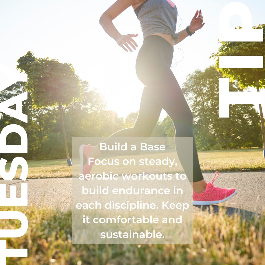 FCA_Endurance's tweet image. Spring Training Tip: Build a Base

Focus on steady, aerobic workouts to build endurance in each discipline. Keep it comfortable and sustainable.

#training #trainingtips #multisport #triathlon #duathlon #FCAFam
