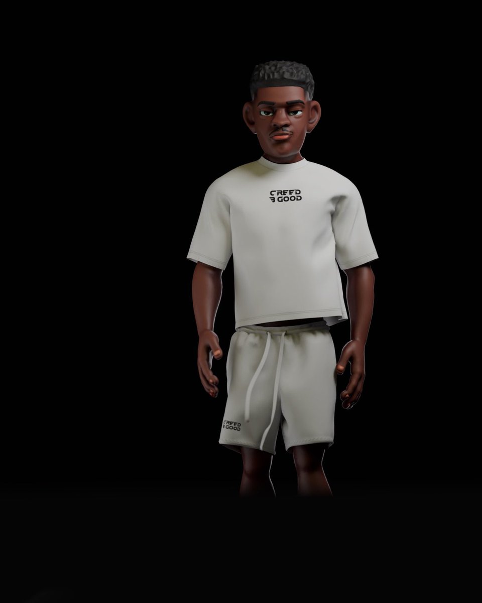 h_toonz's tweet photo. Designed this piece for @CreedBGood and decided to bring it to life in 3D Tried it on my digital character to see how the whole look comes together….let me know if this goes hard🙏🏽

All design and 3D work by me https://t.co/osImhf1X2P