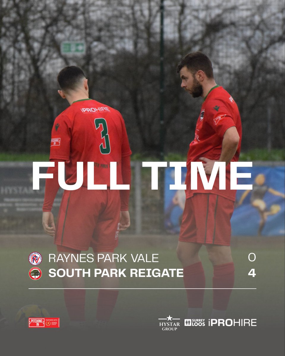 South_ParkFC's tweet photo. ⚡️| 𝗙𝗧 𝗥𝗘𝗦𝗨𝗟𝗧

It’s a massive away win for the boys tonight as they put in a stellar performance & demolish Raynes Park. 

Delighted for striker, George Vincent, who comes off the bench to get his first goal in a long time after returning from a lengthy injury! 😍😍😍

& welcome back Shamz 👏

Goalscorers:
@BradleySweeney ⚽️
Sponsor: SR Mechanical

@shamz_f1a ⚽️
Sponsor: B Gardner & Sons 

Alex Body ⚽️
Sponsor: Available

@Vinnieg46 ⚽️
Sponsor: Available

❤️💚🌳⚡️

#UptheSparks
#WeareSouthPark