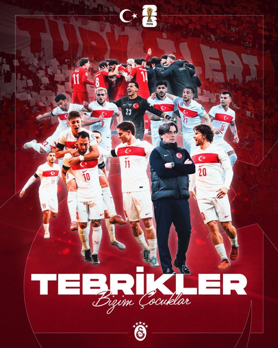 PesindeyizApp's tweet photo. NE MUTLU TÜRK’ÜM DİYENE! 🇹🇷

DÜNYA KUPASINDAYIZ!! https://t.co/6A3VOsFZAQ