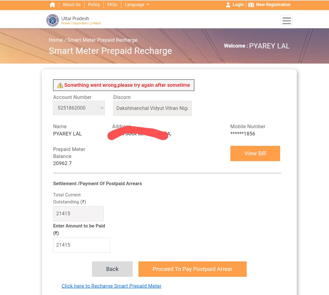 ramesh44k's tweet photo. @dvvnlhq Dear Sir / madam
Please clear my arears as I payment all amount. I paid for arears but amount is topped in prepaid account . What is going on..Update the prepaid meter balance towards the postpaid arears. https://t.co/XVI45TH52b