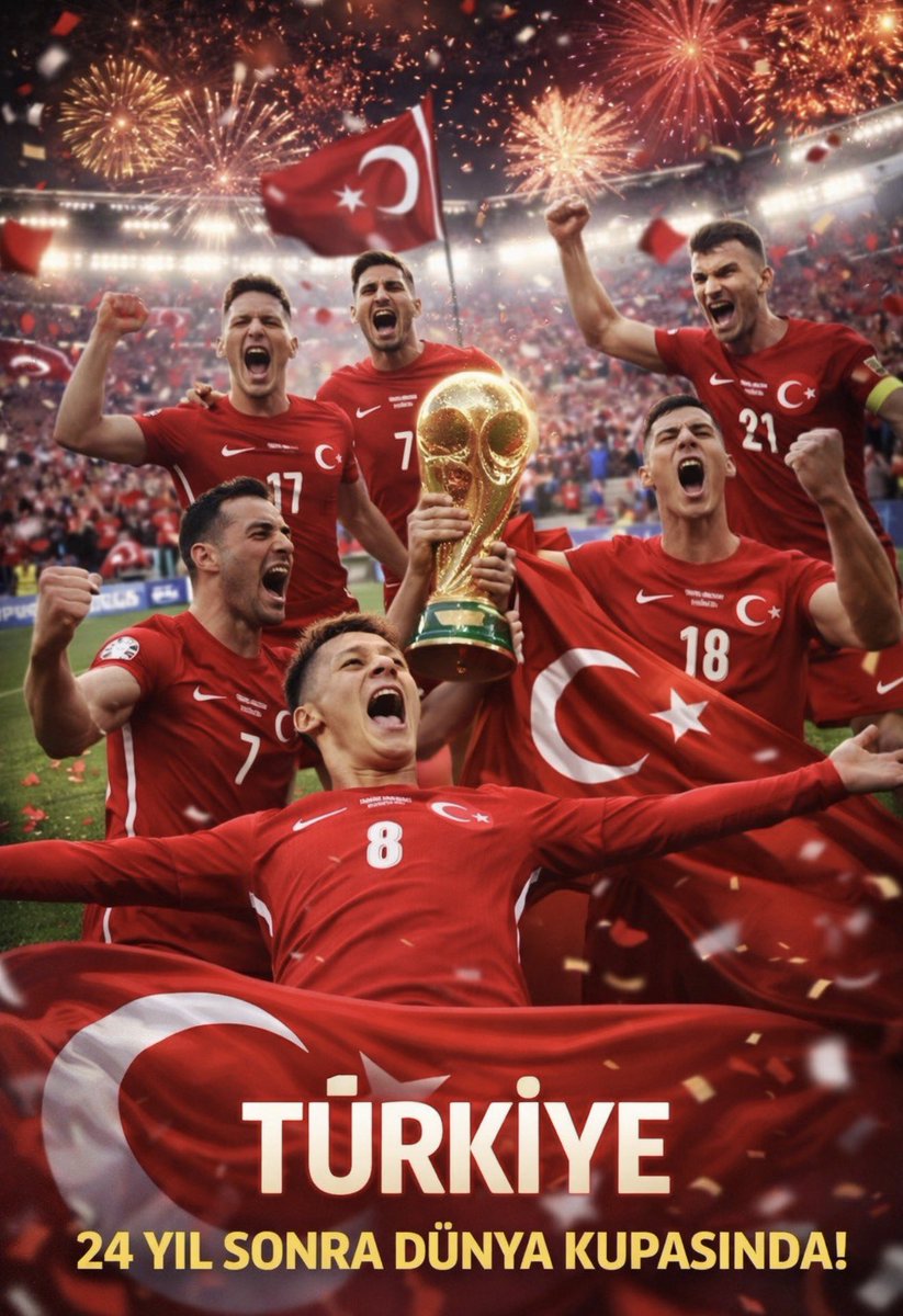 Bizim Çocuklar; Dünya Kupasına katılmaya hak kazandı 📍🇹🇷👏

24 yıl sonra tekrar yeniden!!!! #KOSvTUR

 #BizimÇocukla