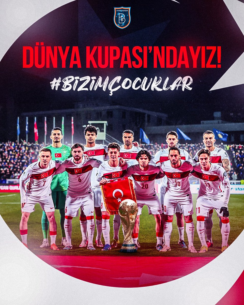 🇹🇷 2026 FIFA DÜNYA KUPASI’NDAYIZ!

👏🏻 Sizinle gurur duyuyoruz #BizimÇocuklar... ❤️🤍