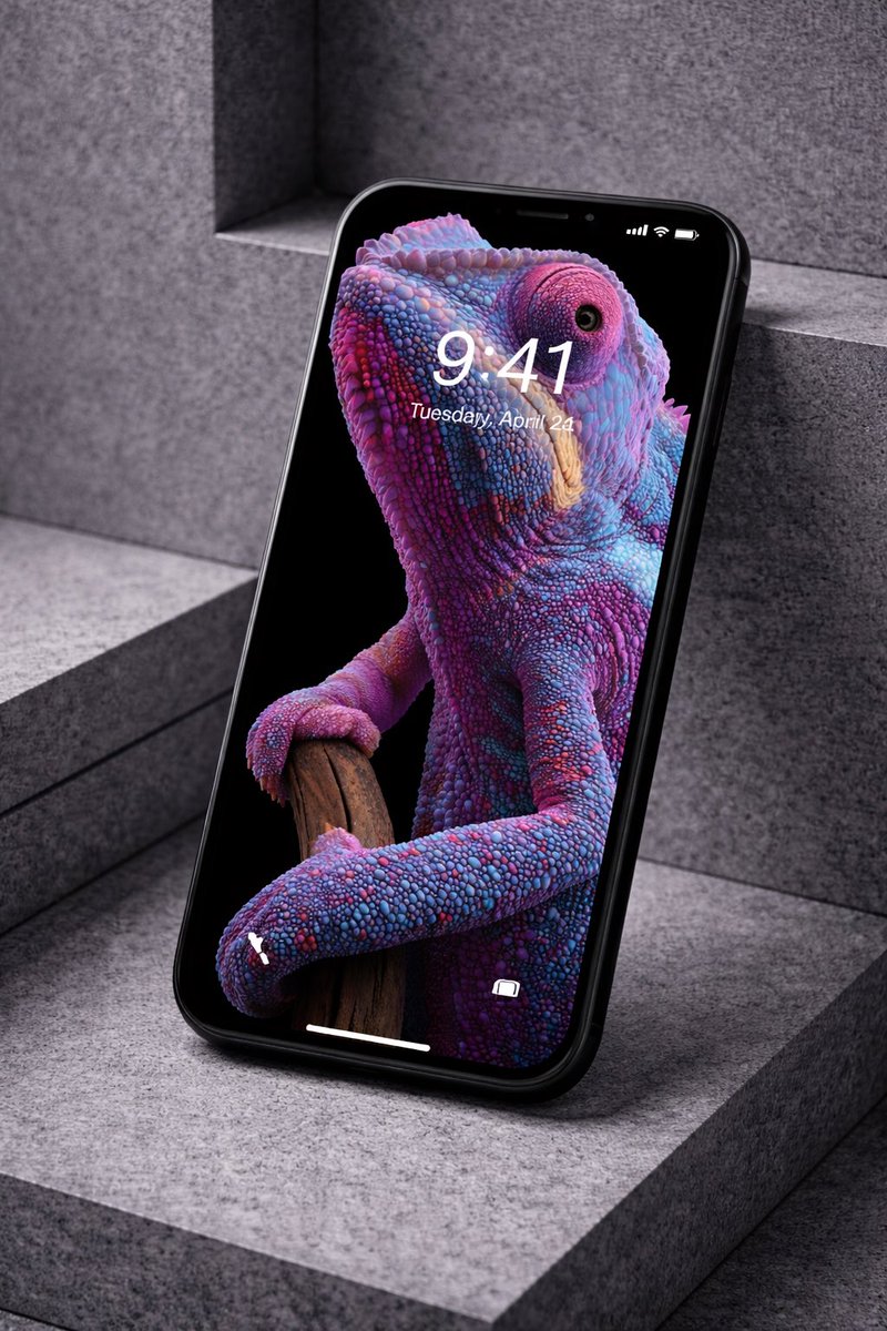 DigitalDrifty's tweet photo. Chameleon Wallpaper 🦎 https://t.co/GBfXxkO5Yc