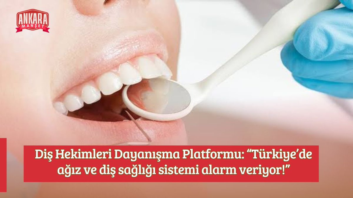 ankaratrend06's tweet photo. Diş Hekimleri Dayanışma Platformu: “Türkiye’de ağız ve diş sağlığı sistemi alarm veriyor!”

https://t.co/IiEJyWt0xN

#Sağlık #DişHekimliği #Gündem https://t.co/hGvFkNYpuP