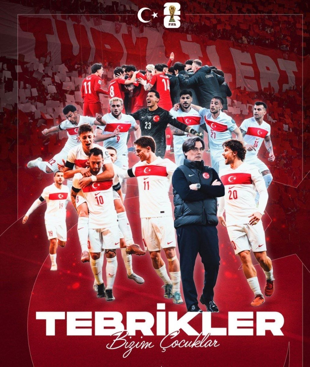 🔥🇹🇷 A Milli Takımımız 24 yıl aranın ardından Dünya Kupası’nda!