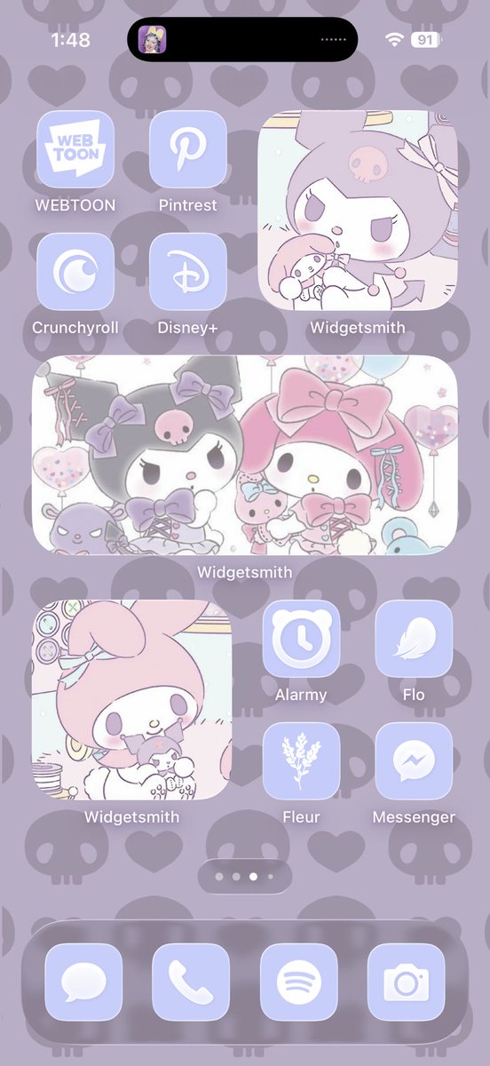 new home screen 🪻💜
might change a few of the widgets 🧐