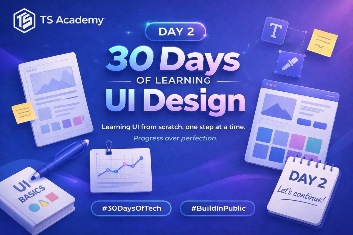 Designer_Honcho's tweet image. Realizing design isn’t just how it looks, it’s how it guides people without confusion.
Every color, font, and spacing choice is doing more than I thought.

#30DaysOfTech #LearningWithTSAcademy #UIUXJourney #BuildInPublic