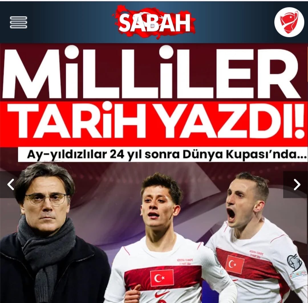 eafyoncu's tweet photo. 24 yıl sonra Dünya Kupası'na giden Milli Takımımızı tebrik ediyorum. En büyük Türkiye https://t.co/ccN9bO4OyL