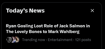 how is this todays news the movie came out in 2009