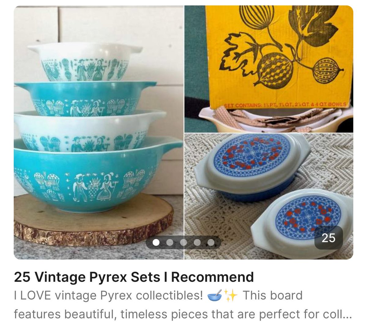 thecozycouponer's tweet image. #Pyrex 💖 
Collectible and #Vintage Finds 🌸

benable.com/lilblogofjoy/2…
