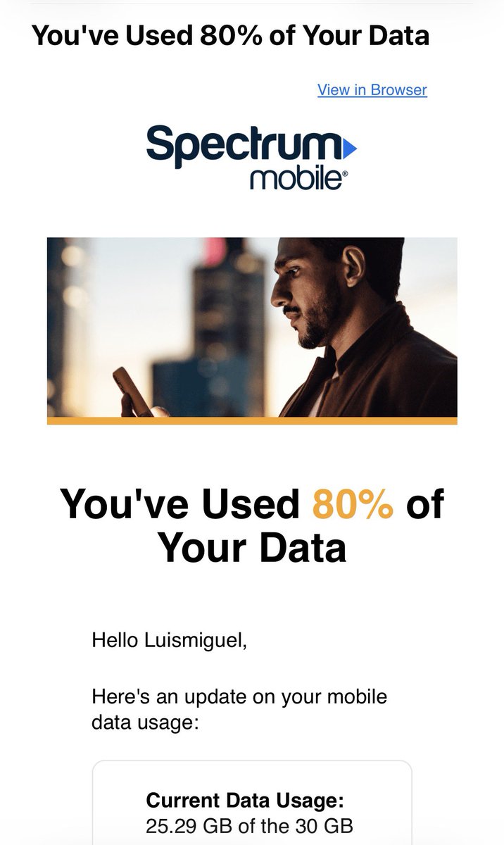 iVikika's tweet photo. So @GetSpectrum we have no internet connection for almost an entire day, we MUST use our data to stay connected and yet, I received this email. You’re kidding, right?? We better get our data back and a refund!! 😡😡 #spectrum #outage #spectrumoutage #spectrumsucks https://t.co/fs6msP4MFx