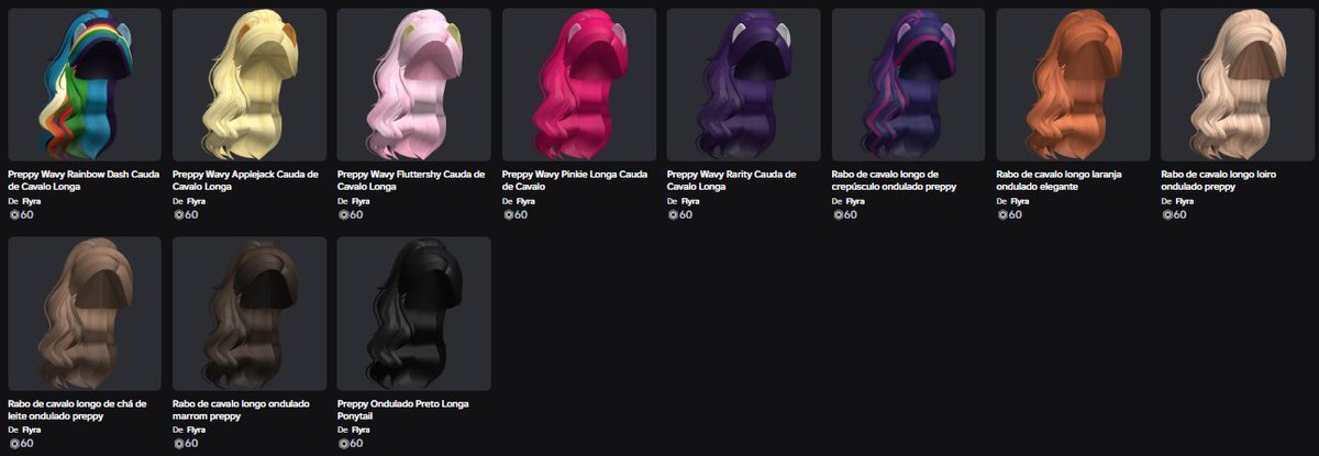 new hairs out in flyra!

roblox.com/pt/catalog?Key…