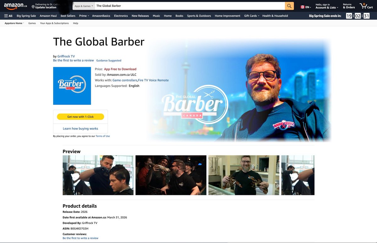 Download "The Global Barber TV" Amazon Fire TV app
***FREE*** at the Amazon Store, to watch all seasons!