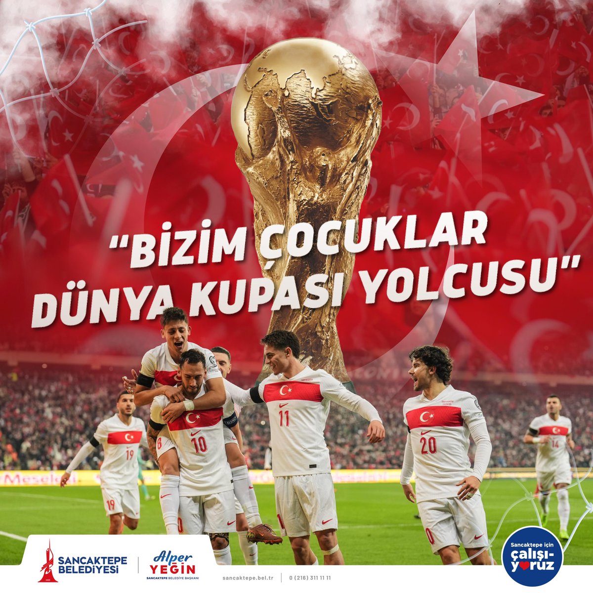 24 yıl aradan sonra 2026 Dünya Kupası’na giden A Milli Futbol Takımımızı yürekten kutluyorum! 🏆

Tebrikler #BizimÇocuklar harikasınız! 🇹🇷