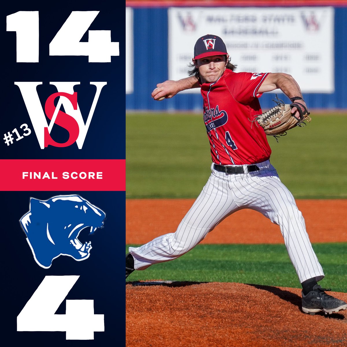 ⚾️ 

FINAL (5 Innings)

No. 13 <a href="/WSCCbaseball/">WaltersStBaseball</a> win their 12th straight game and improve to 31-6 overall!