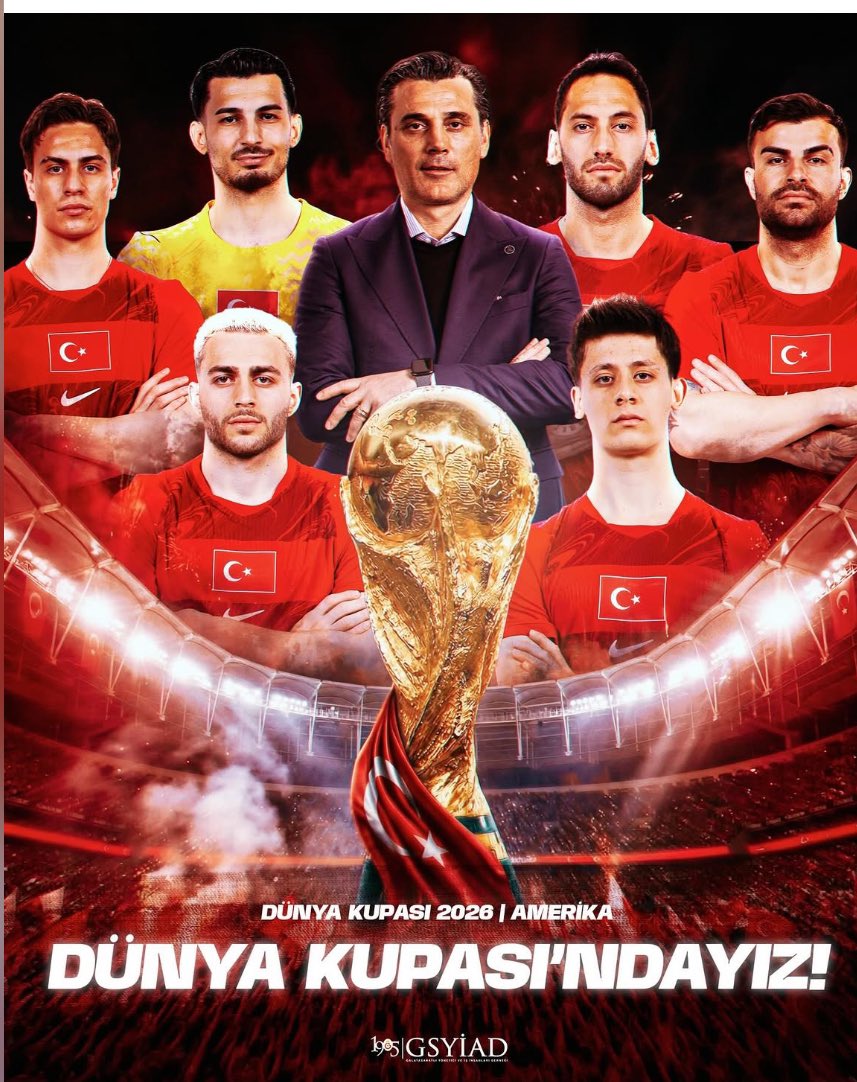 24 yıl sonra dünya kupasındayız 🇹🇷❤️
