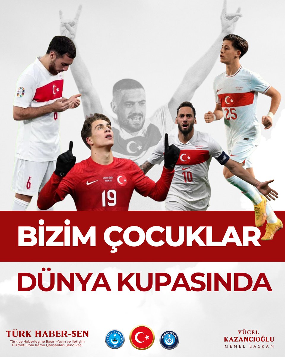 yucelkazancoglu's tweet photo. Bizim Çocuklar Dünya Kupası’nda! 🇹🇷

Sahada sadece bir maç kazanılmadı; bir milletin hayali, yılların özlemi gerçeğe dönüştü. Türkiye Millî Futbol Takımı, inanç, mücadele ve azimle 2026 FIFA Dünya Kupası biletini cebine koydu.

Bu zafer, sahada terini döken futbolcularımızın, stratejisini ortaya koyan teknik ekibimizin ve kalpten destek veren tüm milletimizin eseridir. Helal olsun!

Hazır olsun dünya… Türkiye geliyor! 🔥🇹🇷