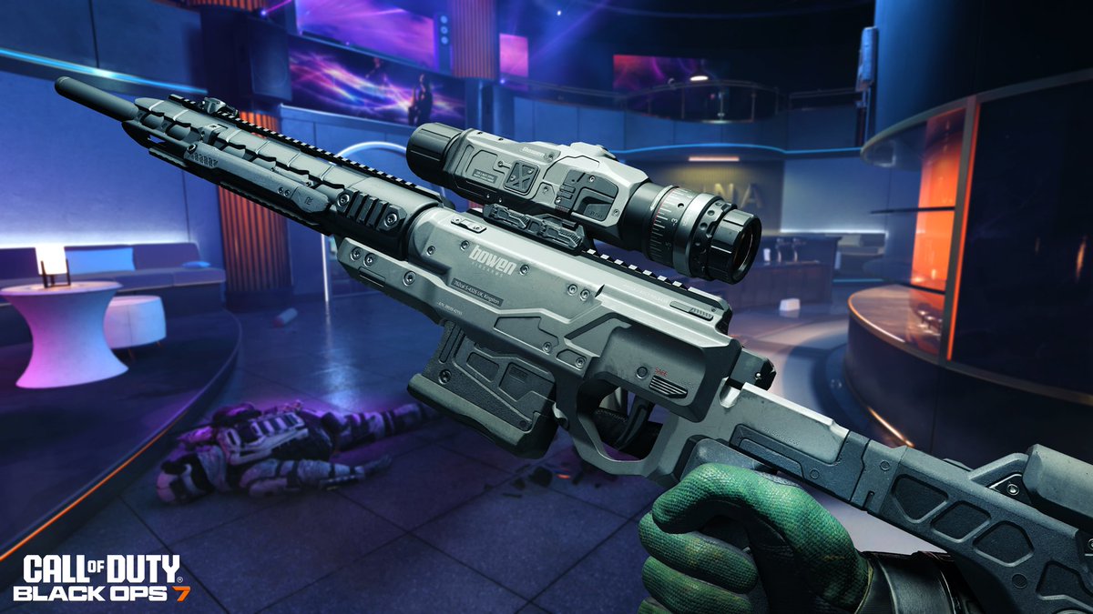 LvenR_'s tweet image. シーズン3で登場する新スナイパー🔥
【Strider 300】

見た感じだいぶ軽そうで取り回し良さそう！
初心者でも楽しめるSRかも！

ハンショは多いと思うけどロングボウに似てるしコッキングの速さでゴリ押せそう！たぶんね‥

個人的にサイトが‥若干ダサい‥いやレティクルが良ければいいか
# bo7 #cod