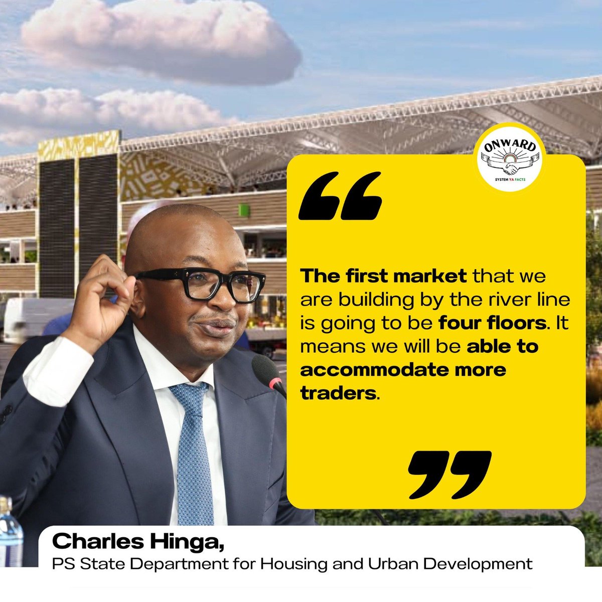 GitobuKiogora's tweet photo. Speaking on #TheExplainer this evening,Housing PS Hinga says the first market the government is building in Gikomba will be four floors hence accomodating more traders at the facility that will help our traders stay in business.
Greatness,Gikomba,Nairobi,Duale,Senate,Duale,Ruto. https://t.co/TonkUiD6he