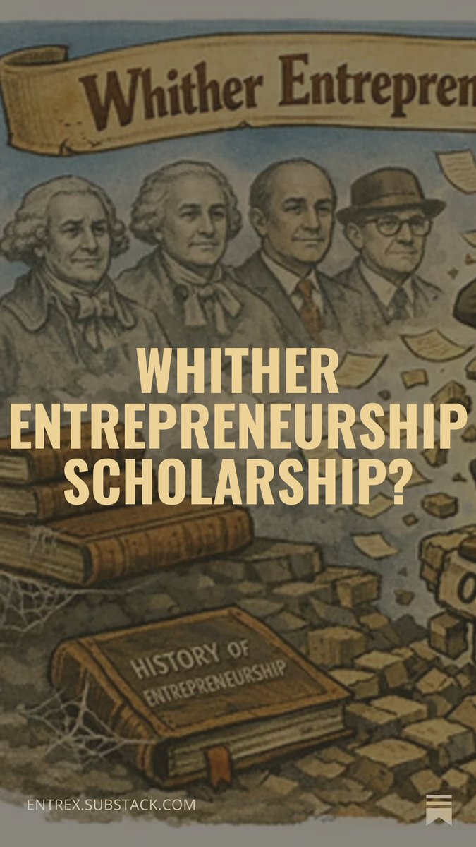 PerBylund's tweet photo. New on #ENTREX: Whither Entrepreneurship Scholarship? https://t.co/sBZ9Q4rGze https://t.co/Hc8zGJMuCX