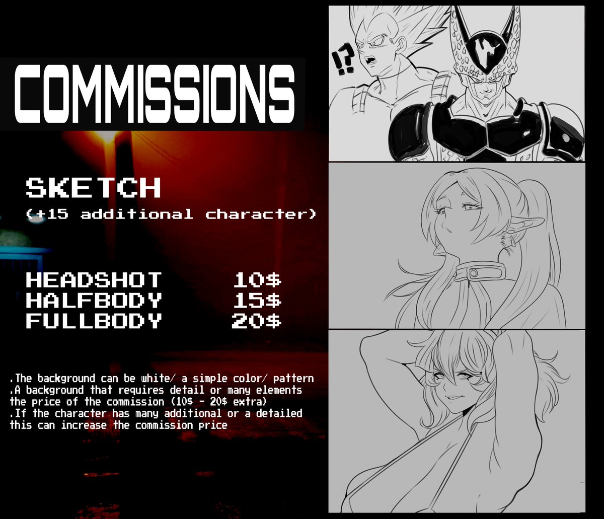 QWENTYLOCK's tweet photo. OPEN COMMISSION!!!!!
hello very good people, I have updated my commissions board here are my prices, if you are interested do not hesitate to send me messages or announce to your friends that I have commissions. https://t.co/TWXxptxIiC